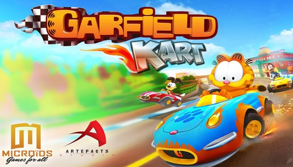 دانلود بازی نسخه فشرده Garfield Kart - Furious Racing برای PC